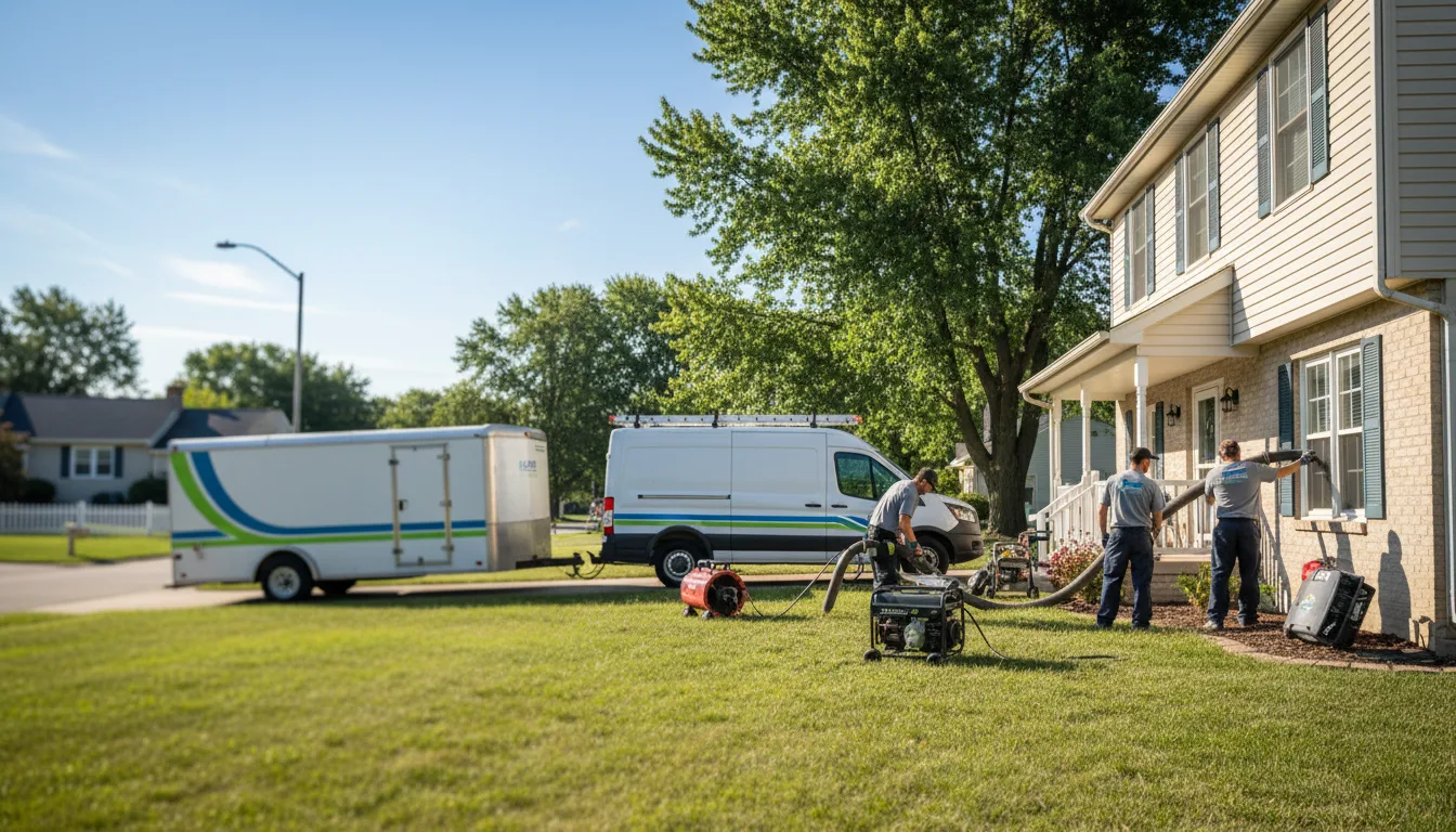 Flooded Basement Restoration And Cleanup With Repair in Zaleski, OH near me